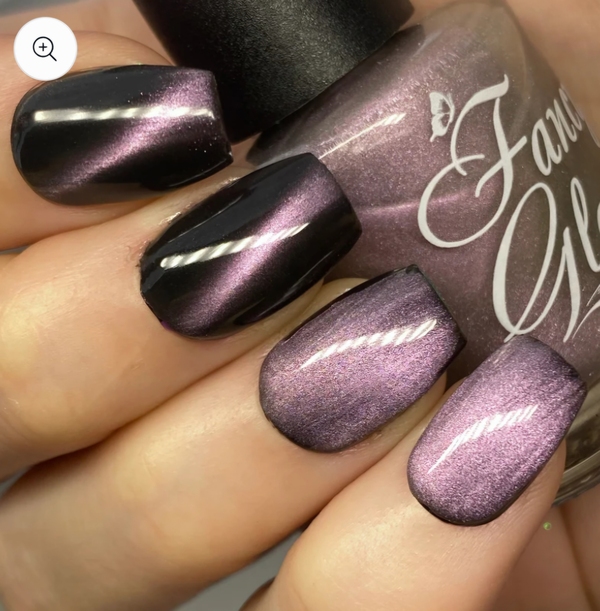 Nail polish swatch / manicure of shade Fancy Gloss Orbit Pull
