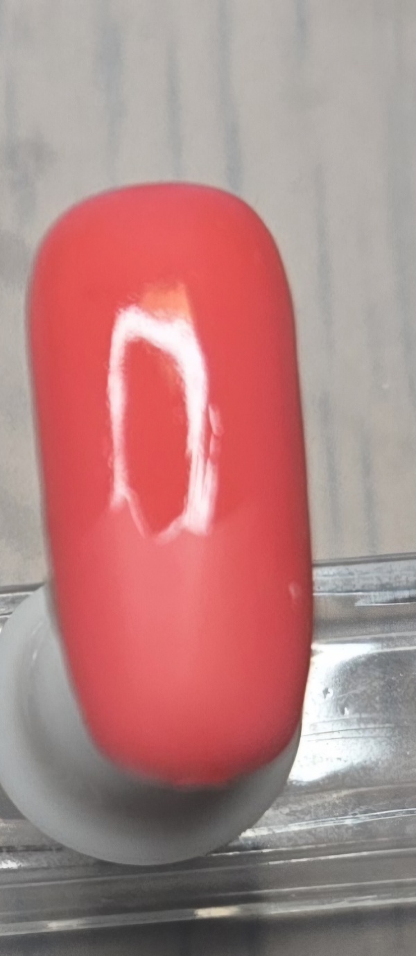 Nail polish swatch / manicure of shade Fancy Gloss Strawberry Jelly