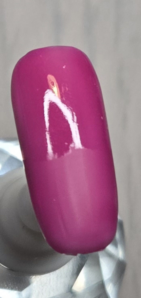 Nail polish swatch / manicure of shade Fancy Gloss Beetroot Jelly