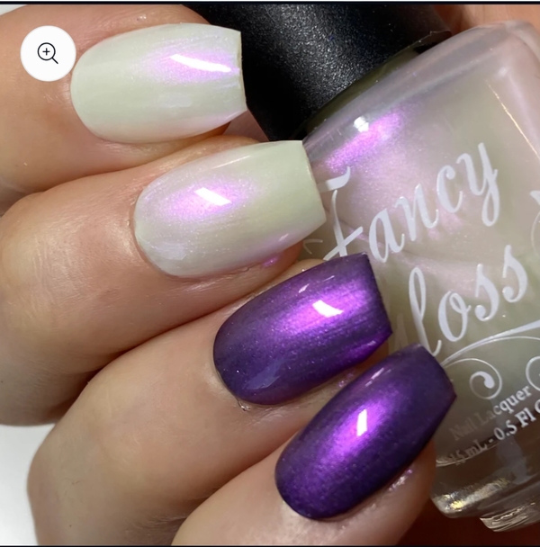 Nail polish swatch / manicure of shade Fancy Gloss Cosmic Spirit
