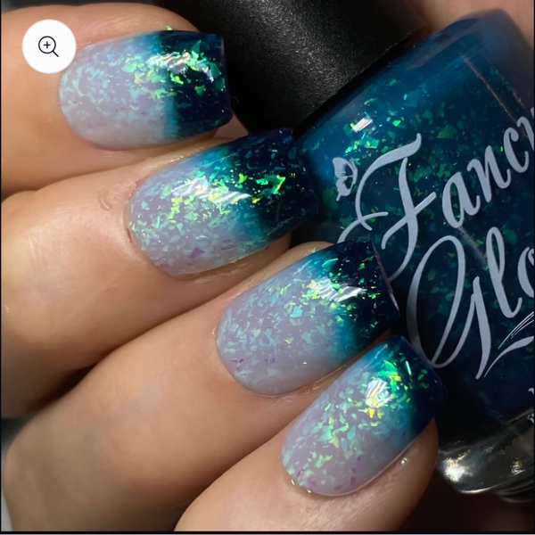 Nail polish swatch / manicure of shade Fancy Gloss Glacier Tide 2.0