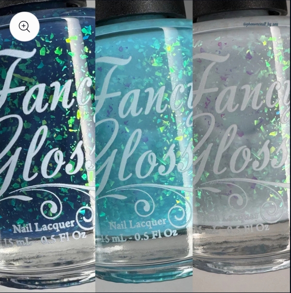 Nail polish swatch / manicure of shade Fancy Gloss Glacier Tide 2.0
