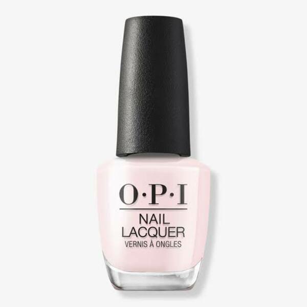 Nail polish swatch / manicure of shade OPI Baby, take a vow