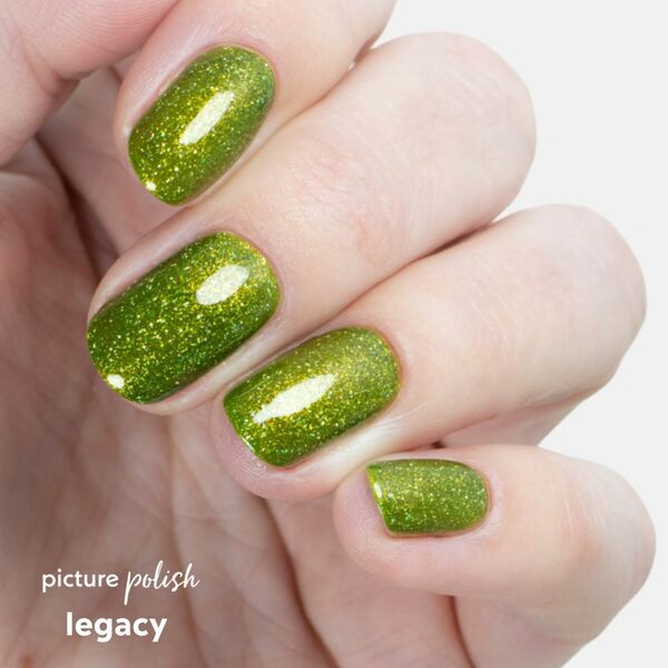 Nail polish swatch / manicure of shade piCture pOlish Legacy