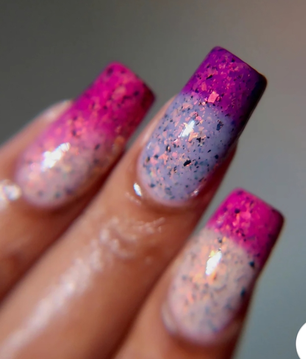 Nail polish swatch / manicure of shade Chamaeleon Nails Phantom Shoreline