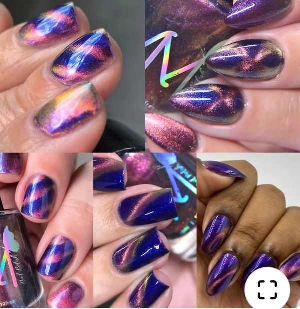 Nail polish swatch / manicure of shade Vanessa Molina Neitherworld