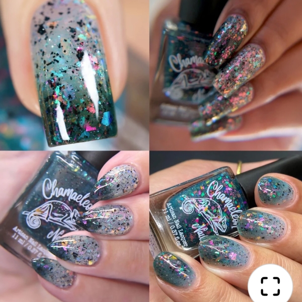 Nail polish swatch / manicure of shade Chamaeleon Nails Glimpse of the Beyond