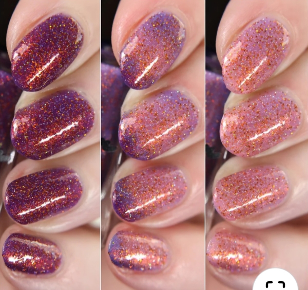 Nail polish swatch / manicure of shade Jior Couture Garden of the Galaxy