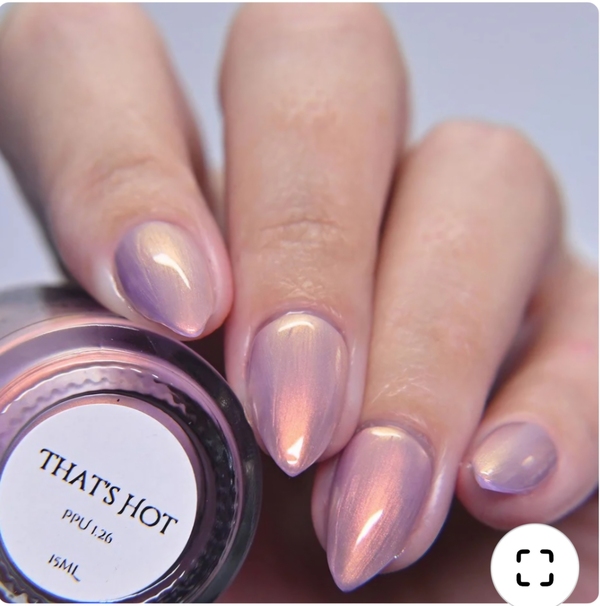 Nail polish swatch / manicure of shade Monarch Lacquer That's Hot