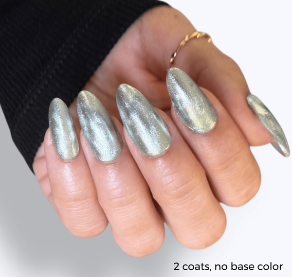 Nail polish swatch / manicure of shade Maniology Pearl and Anchor