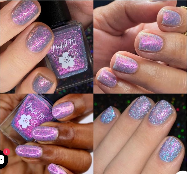 Nail polish swatch / manicure of shade Nailed It Eeveelutions