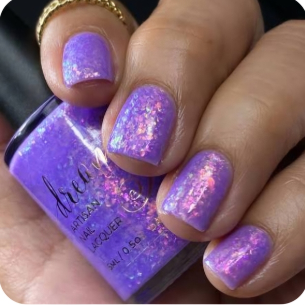 Nail polish swatch / manicure of shade Dreamland Lacquer Just a Little Batty