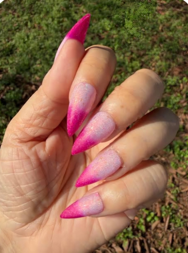 Nail polish swatch / manicure of shade Sassy Sauce Polish Strawberry Shortcake