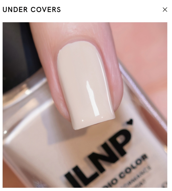Nail polish swatch / manicure of shade I Love Nail Polish, ILNP Under Covers
