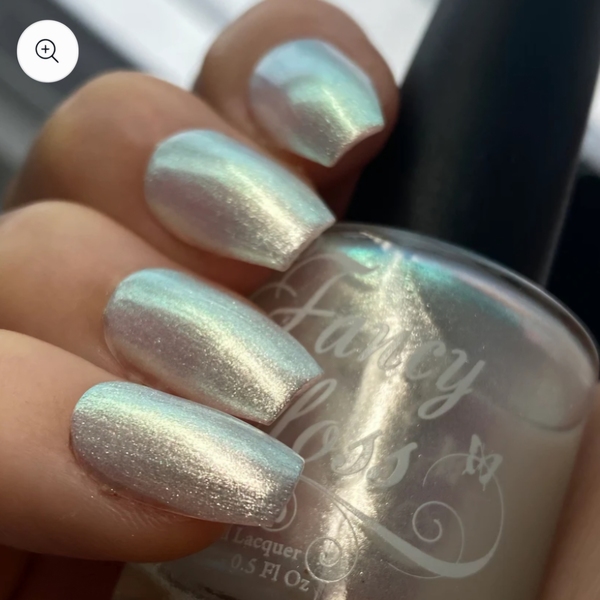 Nail polish swatch / manicure of shade Fancy Gloss Winter Halo