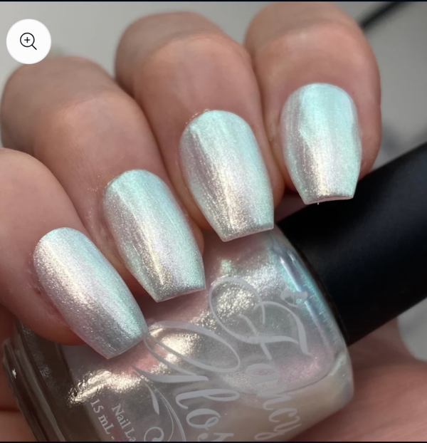 Nail polish swatch / manicure of shade Fancy Gloss Winter Halo