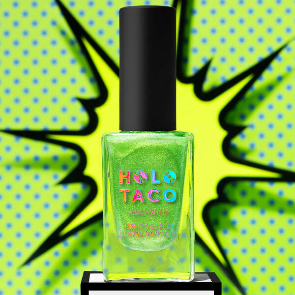 Nail polish swatch / manicure of shade Holo Taco Acid Drip