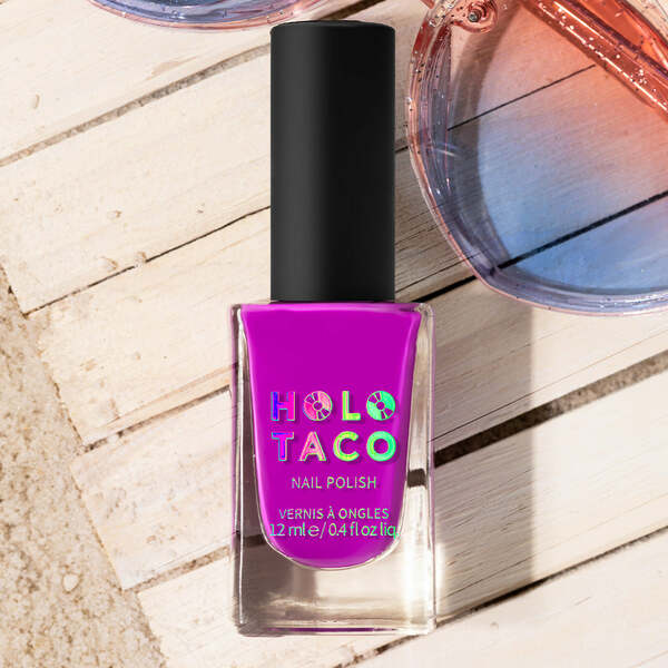 Nail polish swatch / manicure of shade Holo Taco Dockside Drama