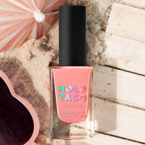 Nail polish swatch / manicure of shade Holo Taco Serving Sherbert