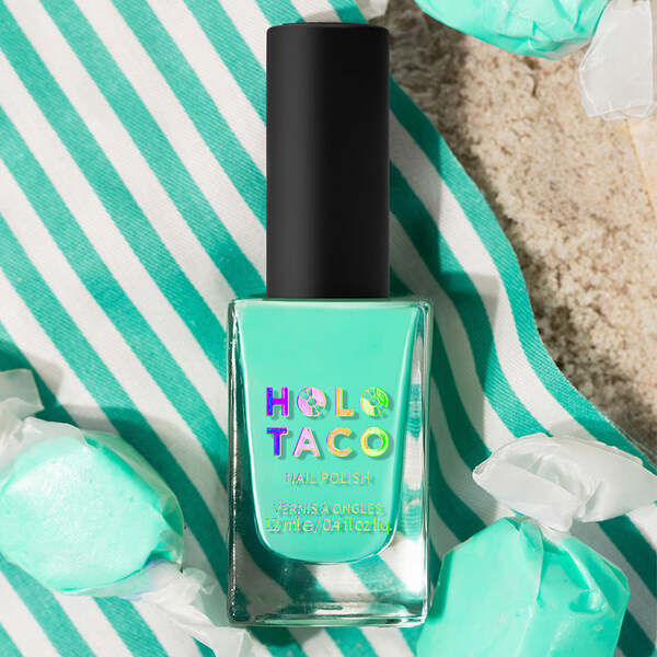 Nail polish swatch / manicure of shade Holo Taco Salt Water Taffy