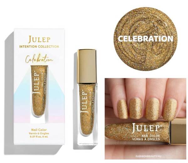Nail polish swatch / manicure of shade Julep Celebration