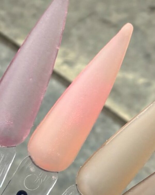 Nail polish swatch / manicure of shade Revel Cameo Brooch