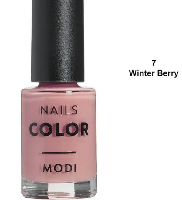 Nail polish swatch / manicure of shade Modi Winter Berry