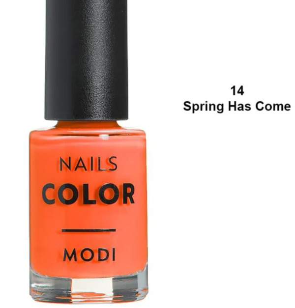 Nail polish swatch / manicure of shade Modi Spring Has Come