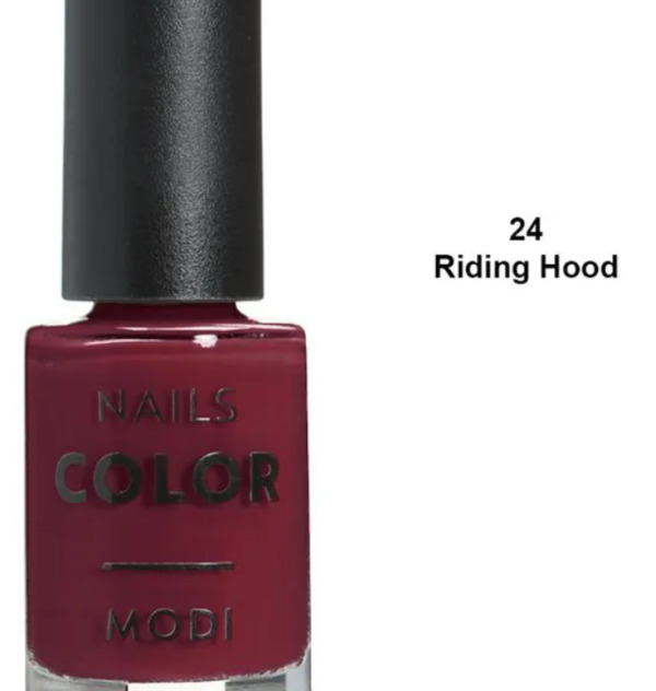 Nail polish swatch / manicure of shade Modi Riding Hood