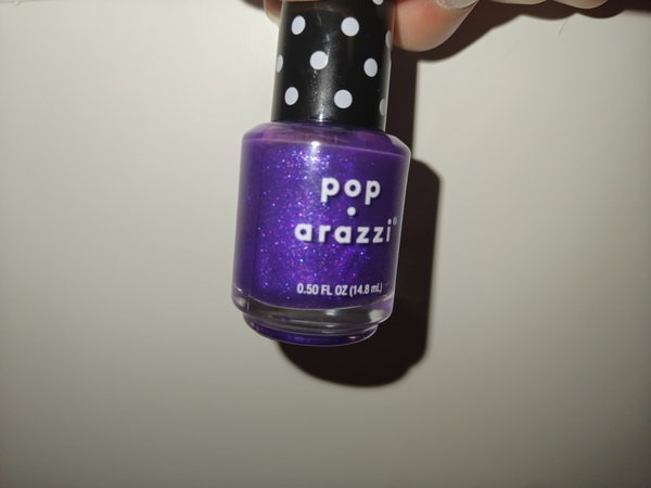 Nail polish swatch / manicure of shade Pop-arazzi Press Play