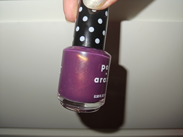 Nail polish swatch / manicure of shade Pop-arazzi Flawless Victory