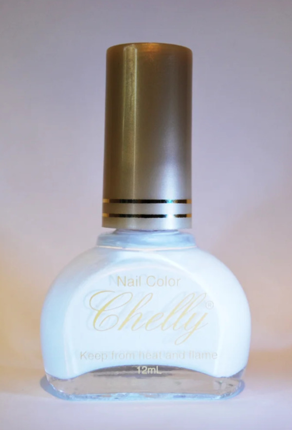 Nail polish swatch / manicure of shade Chelly Milky White