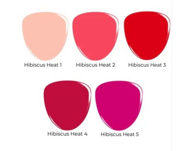 Nail polish swatch / manicure of shade Revel Hibiscus Heat 2