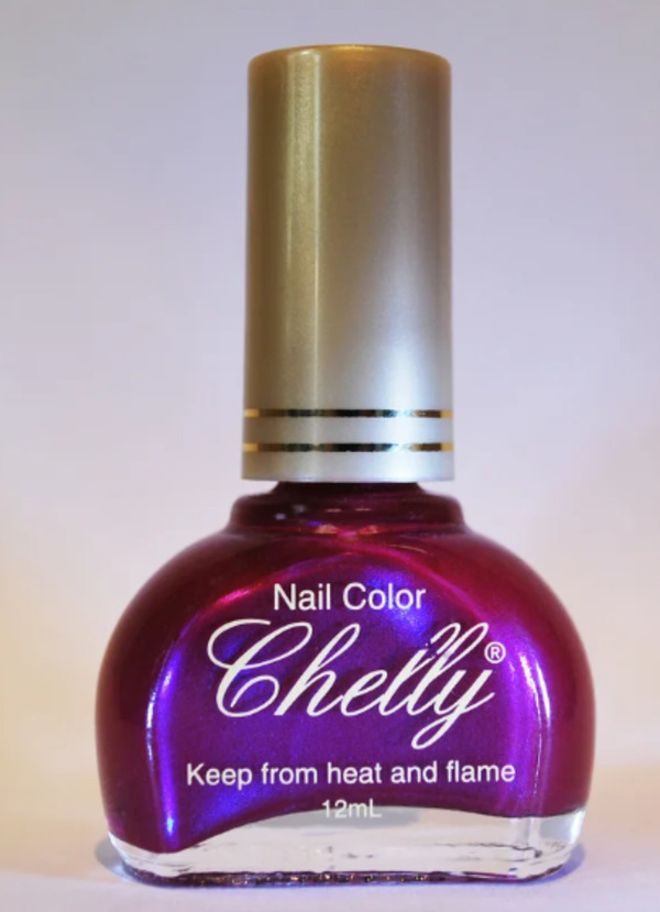 Nail polish swatch / manicure of shade Chelly Maroon City