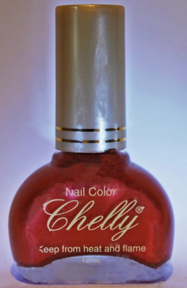 Nail polish swatch / manicure of shade Chelly Antiqued Rouge