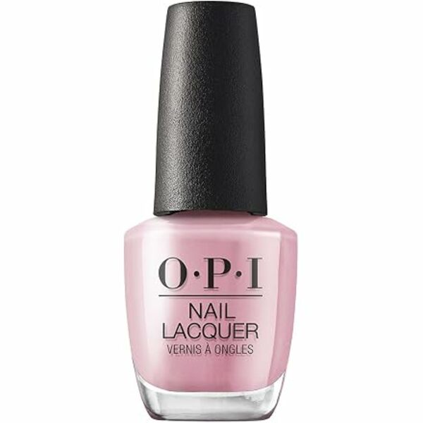 Nail polish swatch / manicure of shade OPI (P)ink on Canvas