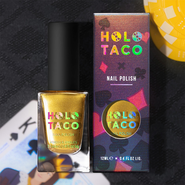 Nail polish swatch / manicure of shade Holo Taco Sweeten the Pot