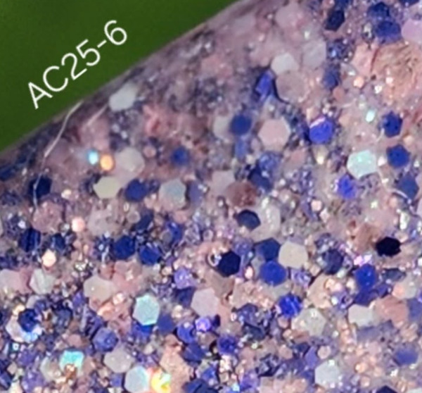 Nail polish swatch / manicure of shade Revel AC 25-6