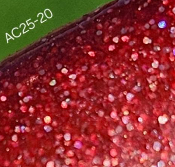 Nail polish swatch / manicure of shade Revel AC 25-20
