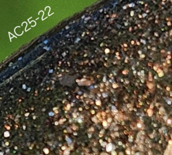 Nail polish swatch / manicure of shade Revel AC 25-22