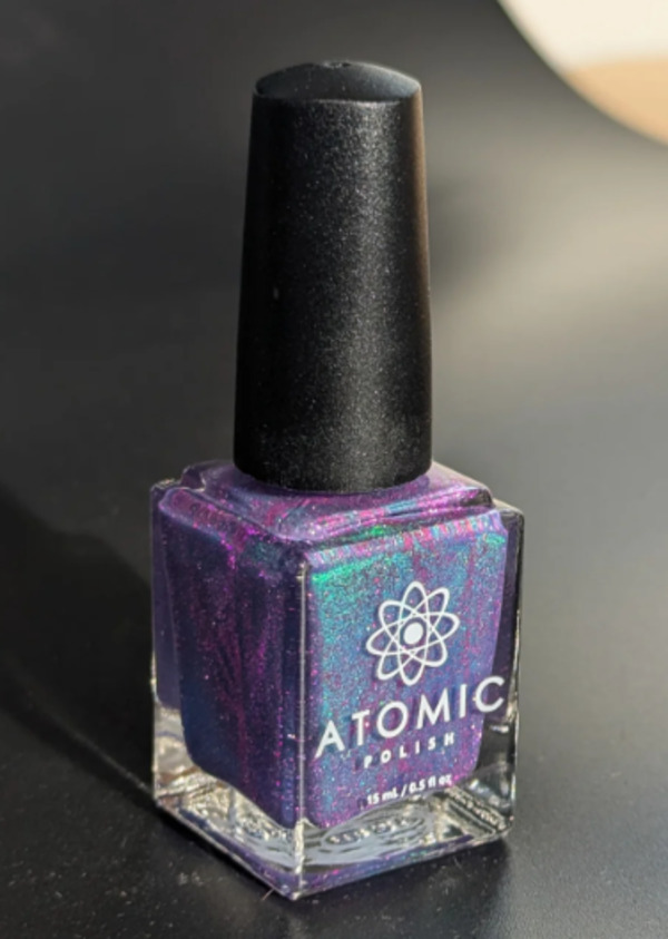 Nail polish swatch / manicure of shade Atomic Polish ICE Out