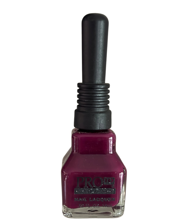 Nail polish swatch / manicure of shade Pro 10 Nail Care Midnight