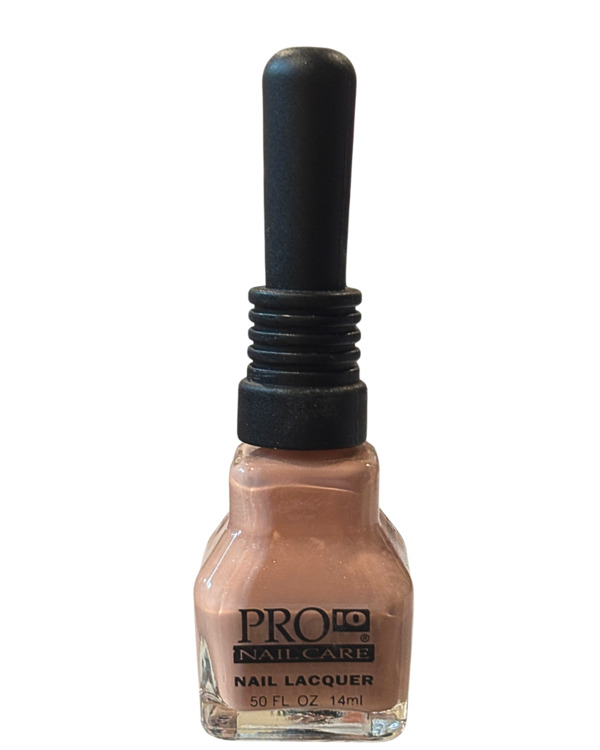 Nail polish swatch / manicure of shade Pro 10 Nail Care Khaki