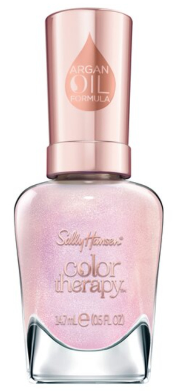 Nail polish swatch / manicure of shade Sally Hansen Pink I'll Sleep In