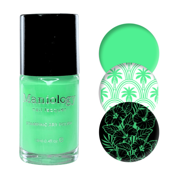 Nail polish swatch / manicure of shade Maniology Seafoam Swell