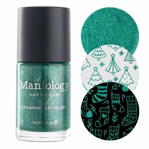 Nail polish swatch / manicure of shade Maniology Fir Sure