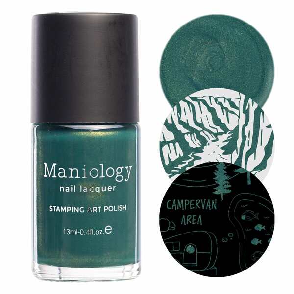 Nail polish swatch / manicure of shade Maniology Canteen
