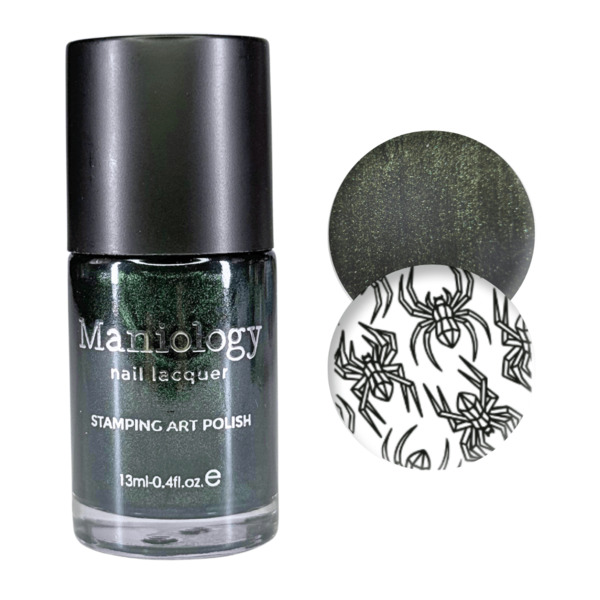 Nail polish swatch / manicure of shade Maniology Ghostlight Gleam