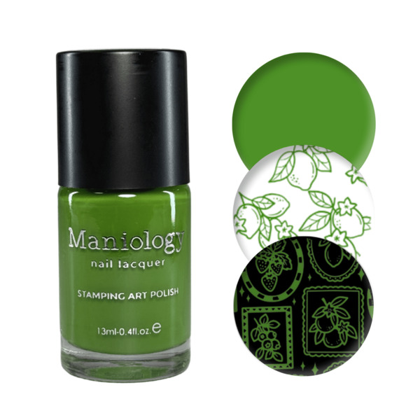 Nail polish swatch / manicure of shade Maniology Apple Crisp