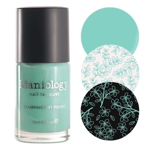 Nail polish swatch / manicure of shade Maniology Frosty Cheer